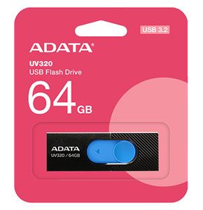 فلش مموری USB 3.1 ای دیتا مدل UV320 ظرفیت 64 گیگابایت