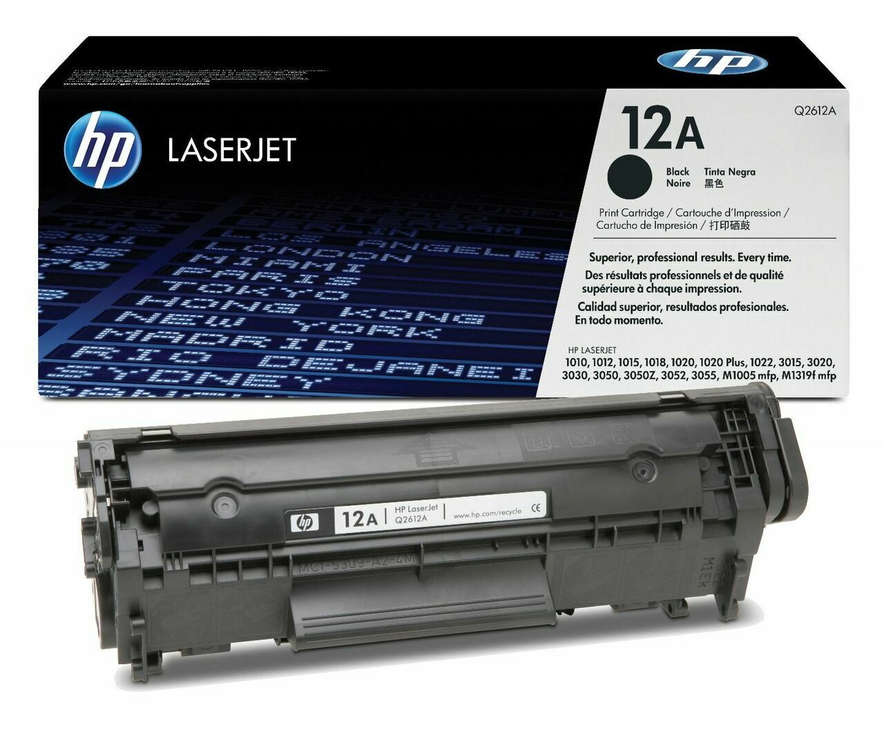 کارتریج تونر مشکی اچ پی HP 12A