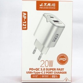 شارژر دیواری 20 وات J.T.R مدل AP-121