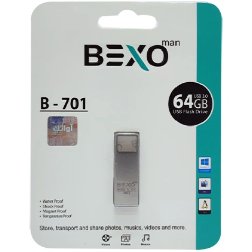 فلش مموری بکسو مدل B-701 USB3.0 ظرفیت 64 گیگابایت