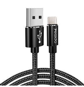 کابل USB به Type-C یسیدو مدل yesido CA54 طول 30 سانتیمتر